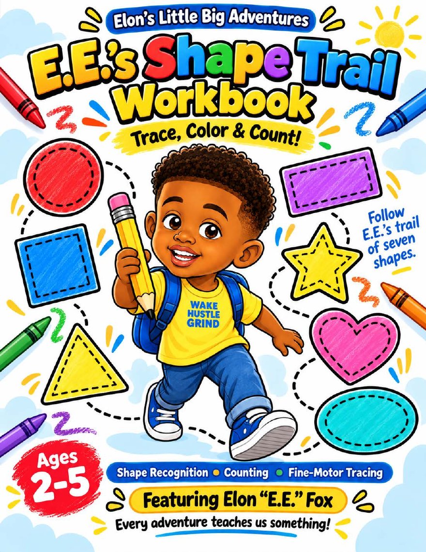E.E.'s Shape Trail Workbook cover preview